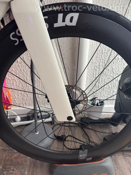 Canyon speedmax cf8 Disc Version 2022 blanc avec capteur de puissance intégré - 5