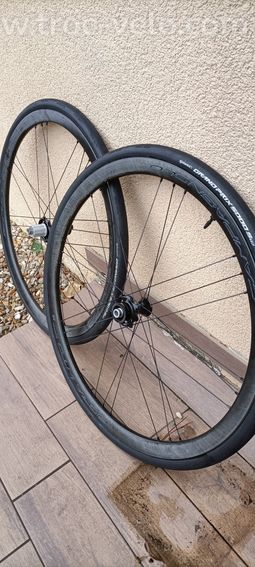 Campagnolo Bora WTO 33 Disc - Roulements céramique & Corps Shimano NEUFS + Housses - 3