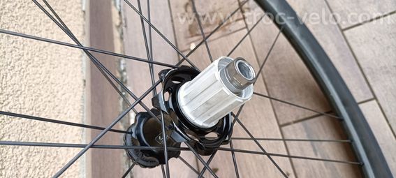Campagnolo Bora WTO 33 Disc - Roulements céramique & Corps Shimano NEUFS + Housses - 6