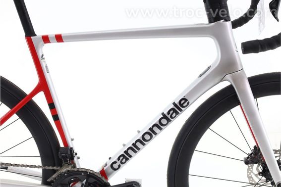 Produit Reconditionne    Cannondale Supersix Evo Di2 12v    Gris   Velo De Route   Tres Bon Etat - 2