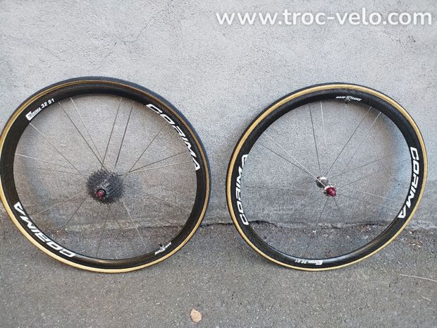 Roues corima 32 S1 boyaux  - 1