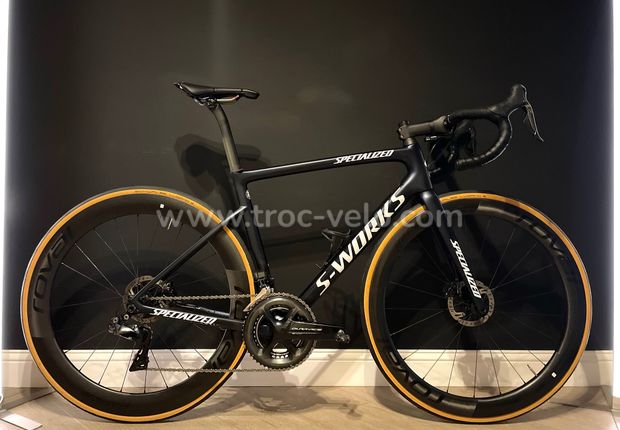 🔥Specialized S-Works Tarmac SL6 Custom Dura Ace Di2 Disque roues carbon. 54 Disc 🔥superbe occasion - 1