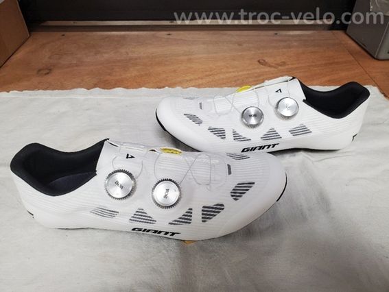 Chaussures route Giant Surge Pro blanches 43 - 4
