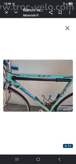 Velo bianchi vento 527 vintage - 2