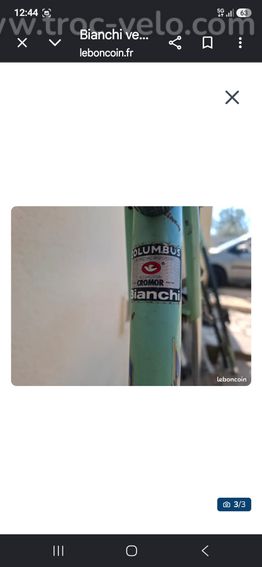 Velo bianchi vento 527 vintage - 3