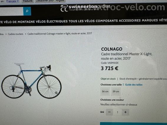 Colnago acier Master X Light tubes trèfles mytique modernisé - 8