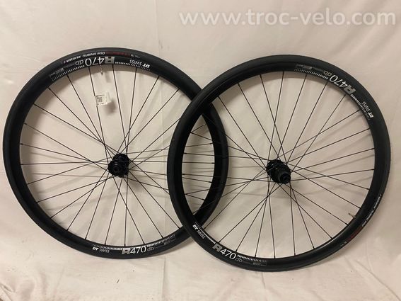 Paire de roues dt swiss r470 hg