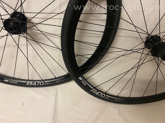 Paire de roues dt swiss r470 hg - 2