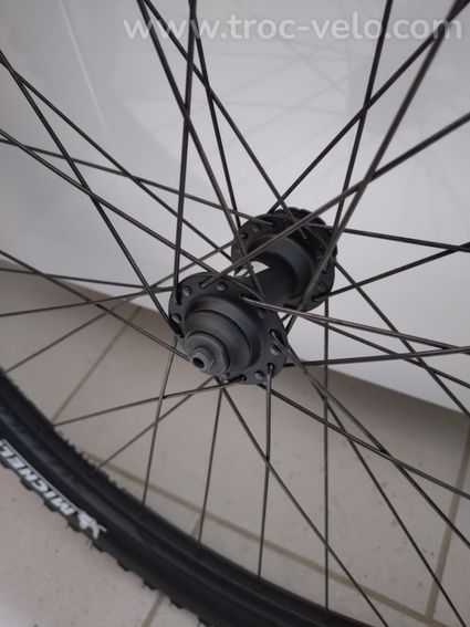 Paire de roues VTT Syncros 29" – Shimano Micro Spline – Pneus Michelin – Quasi neuves - 8