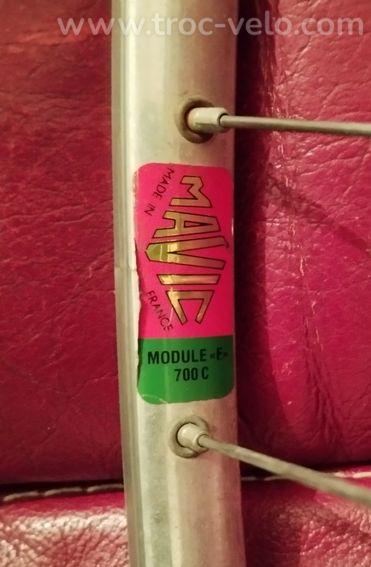 Roue Mavic module E aluminium moyeu Maillard 86 - 2