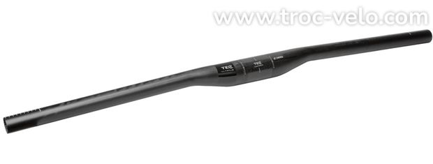 Cintre carbone ULTIMUS flat bar Ø35mm Rise : 0° - Bend : 9°. L700m TEC - 1