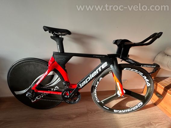 Contre la montre lapierre carbone avec roue pleine  - 2