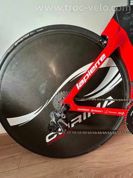 Contre la montre lapierre carbone avec roue pleine  - 4