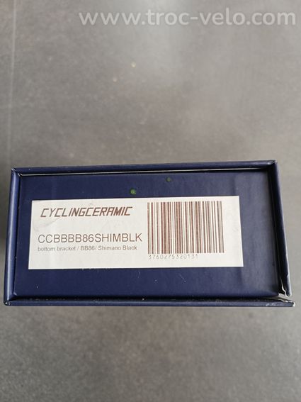 Boitier de Pédalier CyclingCeramic BB86 Shimano Noir 4000km - 3