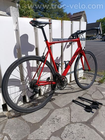 Vélo route BMC, roues profilées DTSwiss - 5