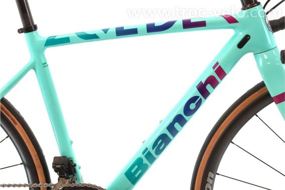 Produit Reconditionne    Bianchi Zolder Pro Di2 12v    Bleu   Velo De Route   Tres Bon Etat - 2