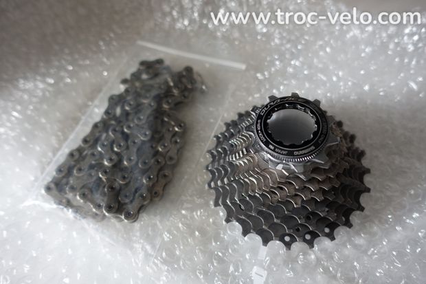 Cassette Shimano Dura Ace 11v 11-25 avec chaine dura ace 11v - 1