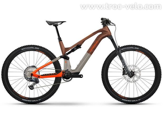 HAIBIKE Lyke CF 10 VTTAE 430WH 12v Leather / Orange gloss 2023 - 1