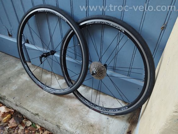 Roues campagnolo Zonda, vélo route course carbone  - 3