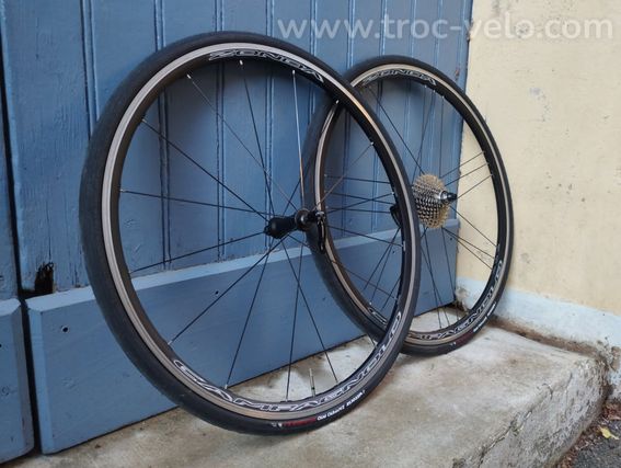 Roues campagnolo Zonda, vélo route course carbone  - 4