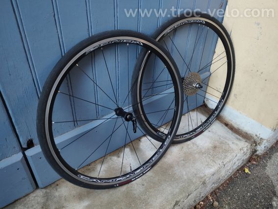 Roues campagnolo Zonda, vélo route course carbone  - 5