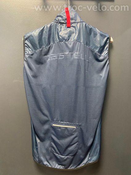 Gilet Castelli Aria sans manches Bleu, -30% - 2