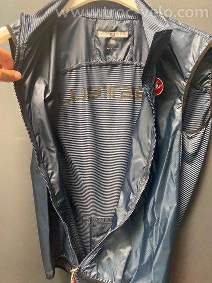 Gilet Castelli Aria sans manches Bleu, -30% - 3
