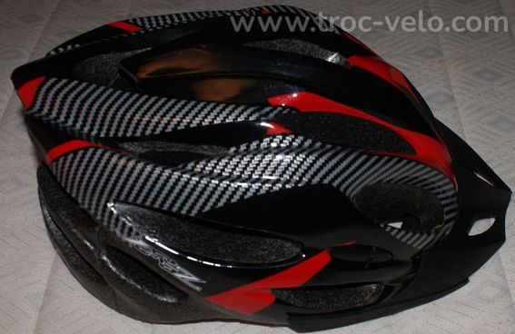 Casque vtt - marque "jz" - noir - taille m (59/63) - 2