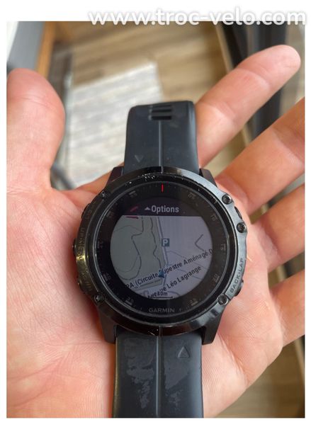 Montre Garmin Fenix 5X Plus Black Sapphire  - 1