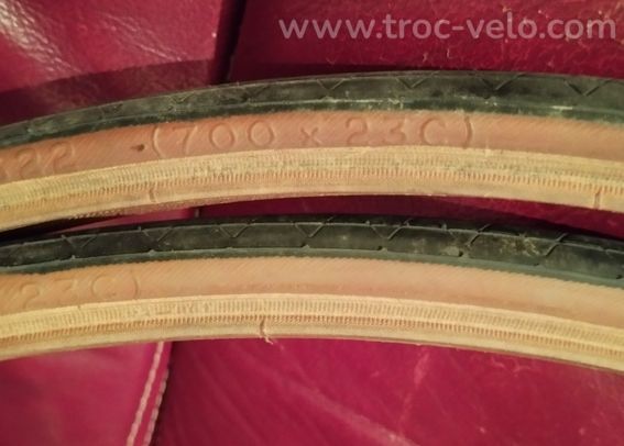 Pneus Michelin dynamique bicolor 700x23c vintage en Tbé - 3