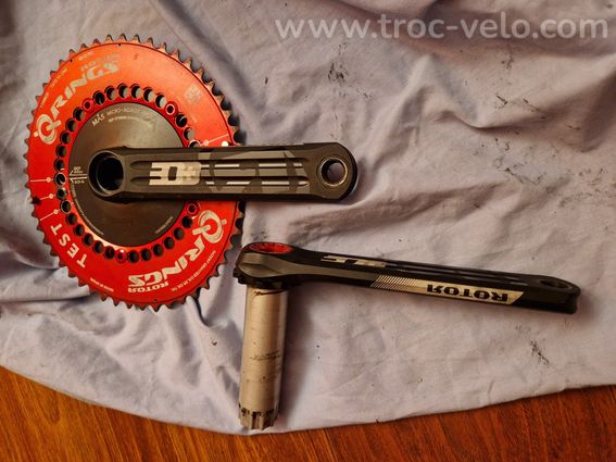 Pédalier rotor 3D+ aéro 175mm 52/39 - 3