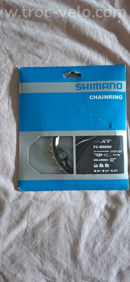 Plateau Shimano XT 1x11v 34T FC-M8000