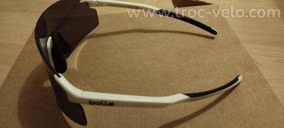 Vends lunette de vélo / sport / triathlon Bollé C-Icarus White Matte Tns Gun - 3