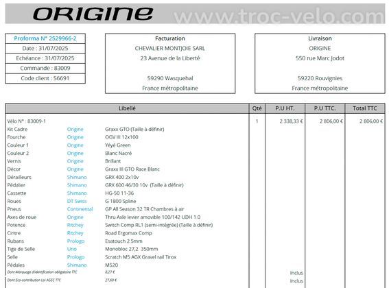 GRAVEL ORIGINE L GRAXX GTO - 4