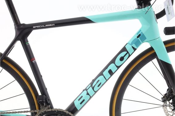 Produit Reconditionne Bianchi Specialissima Arkea Team Di2 12v Noir Velo De Route Tres Bon Etat - 2