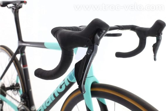 Produit Reconditionne Bianchi Specialissima Arkea Team Di2 12v Noir Velo De Route Tres Bon Etat - 7