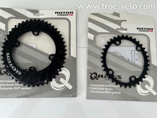 Plateaux ovales ROTOR Q Rings BCD110x4 SRAM AXS - 2