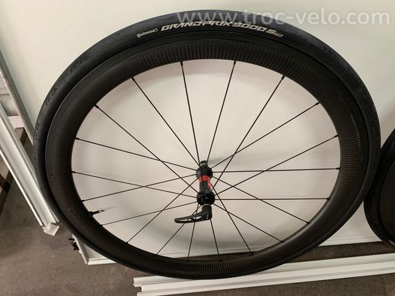 Roue turbo carbone 50 mm  - 2