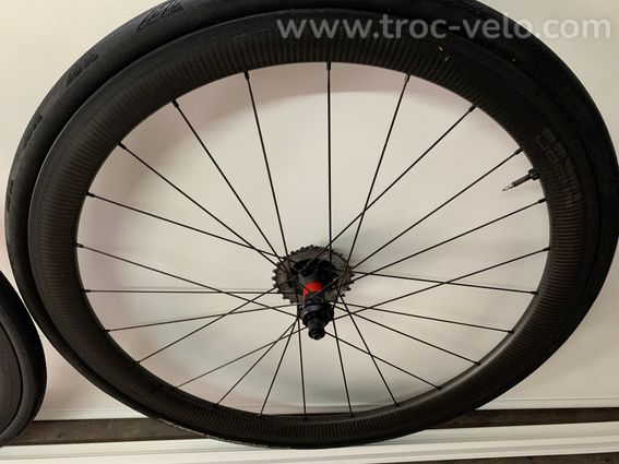 Roue turbo carbone 50 mm  - 3