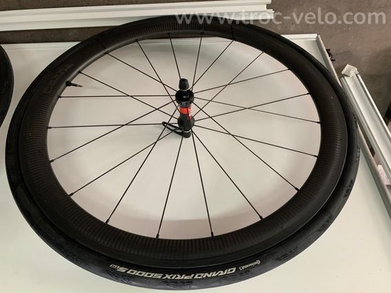 Roue turbo carbone 50 mm  - 4