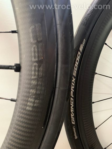 Roue turbo carbone 50 mm  - 6