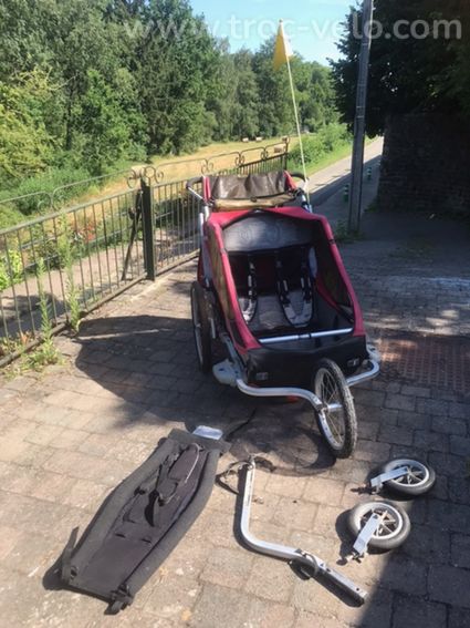 remorque vélo enfant 2 places CHARIOT - 2