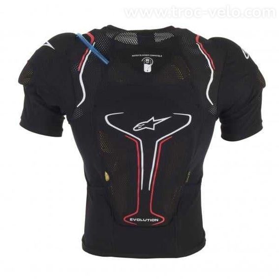 Gilet de protection ALPINESTAR EVOLUTION Noir/Blanc/Rouge taille XS - 2