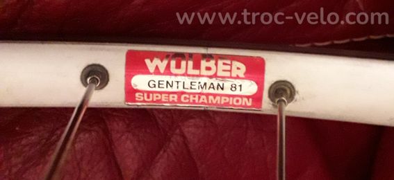 Roue Wolber Campagnolo Record super champion gentleman 81 en Tbé - 2