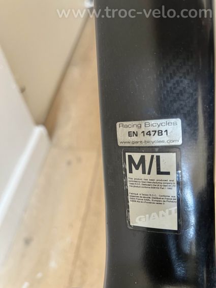 GIANT TCR Advanced SL 2013 – M/L – Ultegra R8000 – Roues carbone Vittoria Elusion 42 - 8