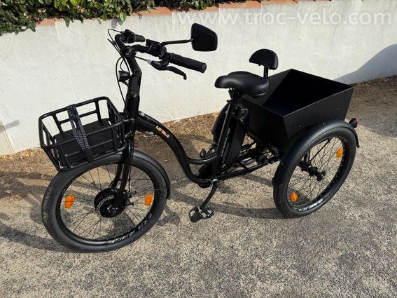 Tricycle électrique LEADER FOX LOVELO 2026 NOIR BRILLANT NEUF 5 kms