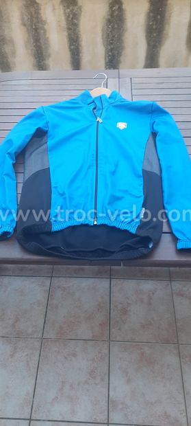 Veste Velo Hiver DESCENTE - Taille L - Couleur Bleu  - 1