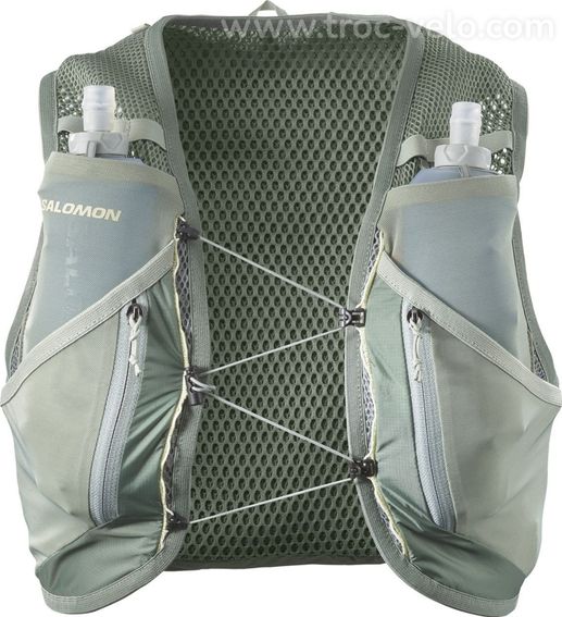 Sac D Hydratation Salomon Active Skin 12 Kaki T M   Produit Reconditionne - 2