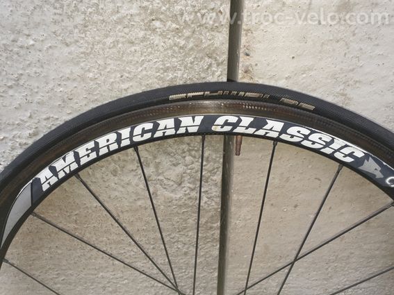 Roues carbone American Classic boyau - 3