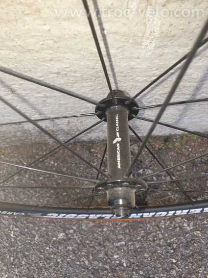 Roues carbone American Classic boyau - 4